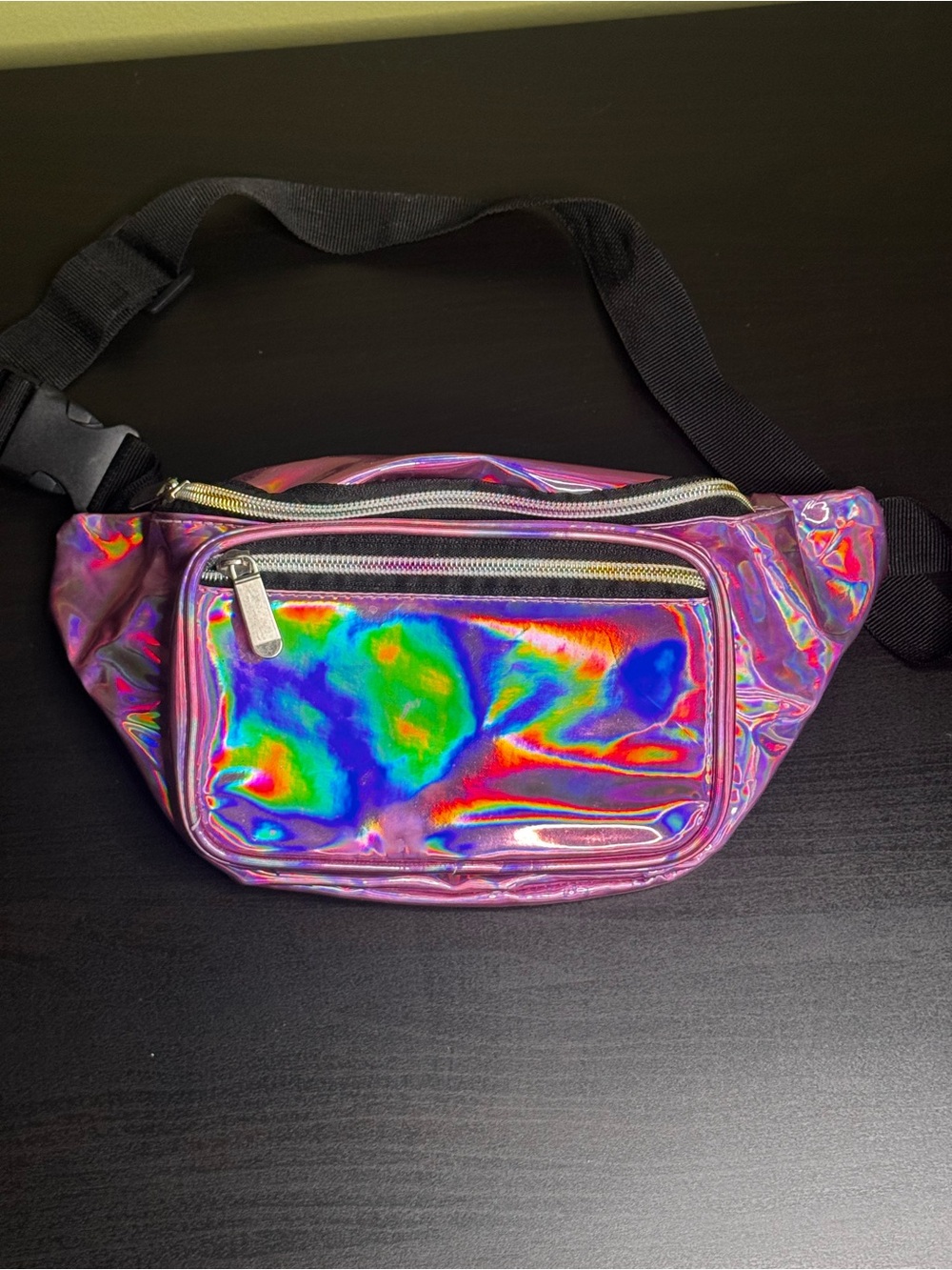 Shiny Pink Fanny Pack